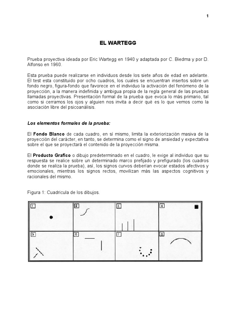 Manual del Test de Wartegg: Interpretación | PDF | Las emociones