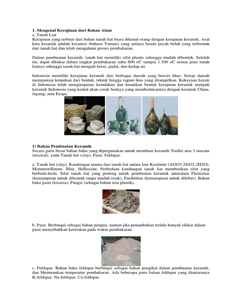 Bahan Alami Dan Buatan