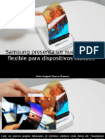 Jesús Augusto Sarcos Romero - Samsung Presenta Un Nuevo Panel Flexible para Dispositivos Móviles