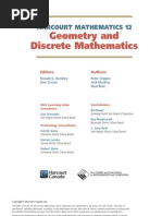 Geometry And Discrete Mathematics 12 Edition