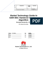 Market Technology Guide To GSM BSC Handover Decision Algorithm-20010804-A-1.0