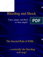 Bleeding and Shock: Pipes, Pump, and Fluid Really, It's That Simple!