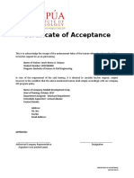Certificate of Acceptance CCS-OJT-03-01