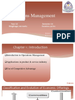 Chapter 1 - Operations Management