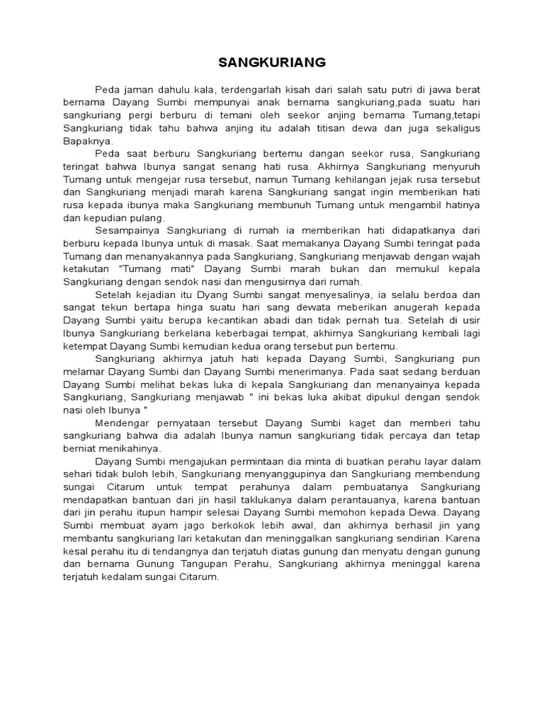 Cerita Rakyat dari Desa Sikabau yang Sarat Makna