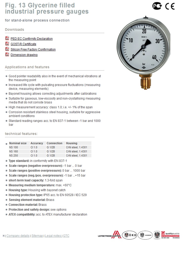 Cataloq Pressure Gauge Jako PDF PDF