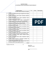 Daftar Tilik Evaluasi Kinerja Upaya Kesehatan Masyarakat