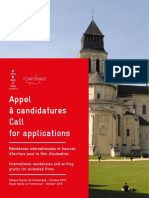 Appel a Candidature Animation 2018