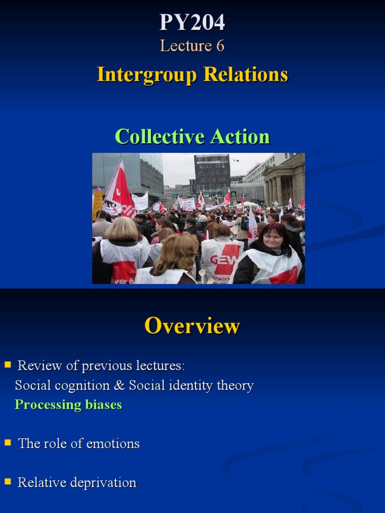 Intergroup Relations and Collective Action | PDF | Emotions ...