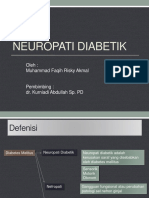 Neuropati Diabetik: Oleh: Muhammad Faqih Risky Akmal