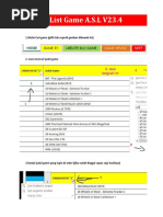 List Game Asl