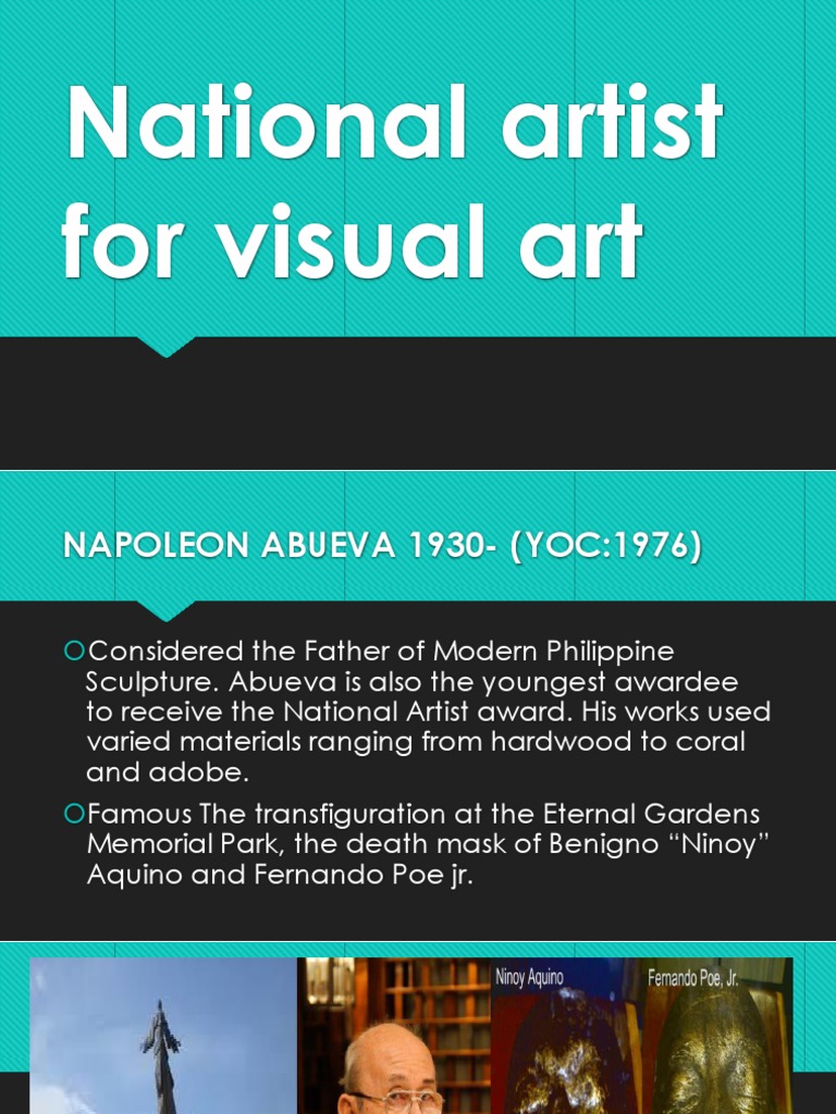 National Artist For Visual Art | PDF | Sculpture | Art Media