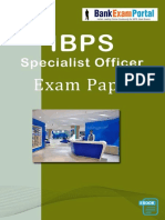 IBPS Specialist Officers Previous Year Exam Papers Ebook