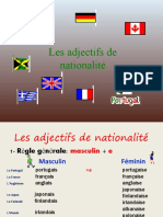 Adjectifs National It Power Point