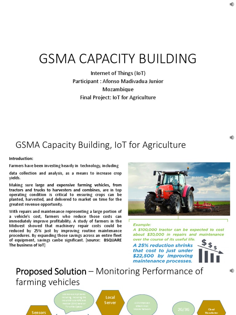 IoT Solutions for Agricultural Efficiency | PDF | Internet Of Things ...
