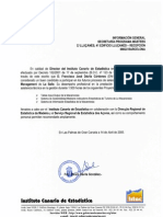 Certificado ISTAC