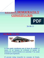 Presentacion Estado, Democracia y Constitucion