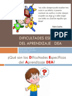 Dificultades Específicas de Aprendizaje DEA