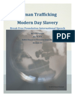 Human Trafficking Speech