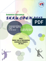 Skku Open 2017: Badminton Tournament