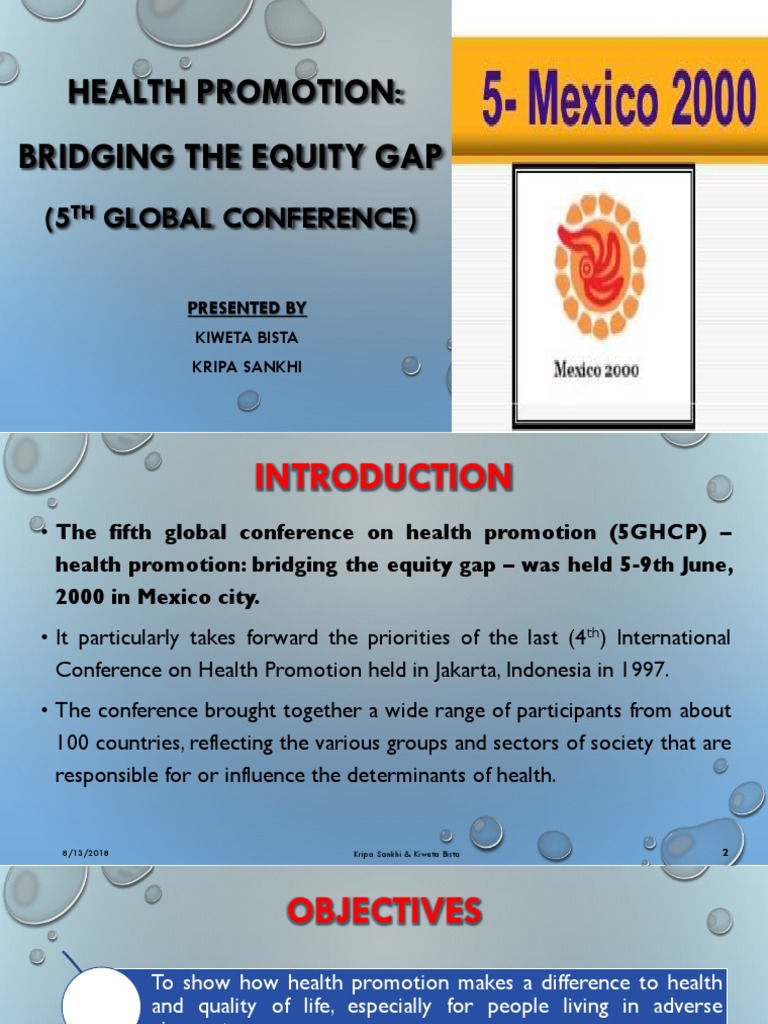 Global Conferences Mexico PDF Health Promotion Empowerment
