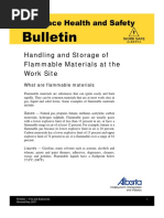 Handling and Storage of Flammable Materials PDF