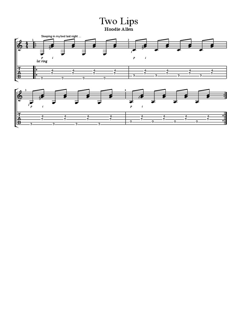 1 Two Lips PDF | PDF
