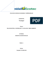 Relación Entre Ecología Con La Contabilidad