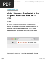 Google Marcara Como No Seguro Http en 10 Dias