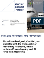 Safe Transport of PEDs in Transport Passenger Aircraft by FAA