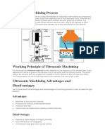 Ultrasonic Machining Process: Advantages