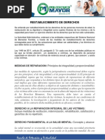 Restablecimiento de Victimas