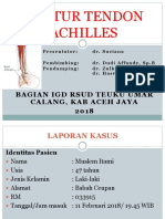 Ruptur Tendon Achilles