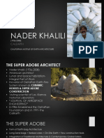 Nader Khalili's Super Adobe Architecture