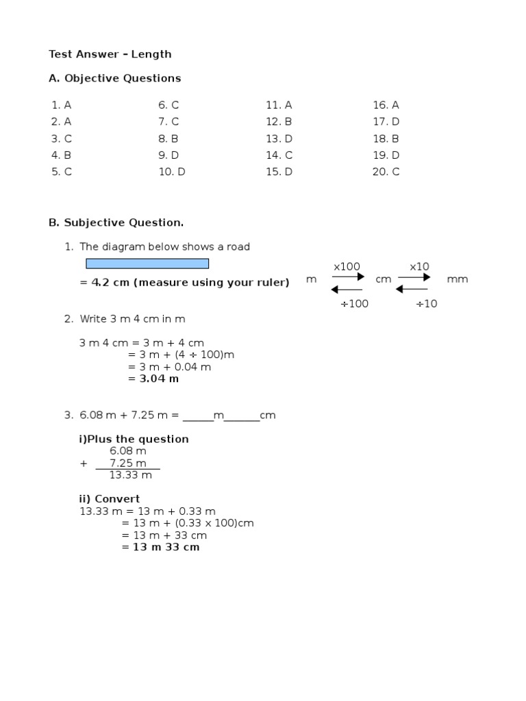 Measurement Calculations and Conversions | PDF
