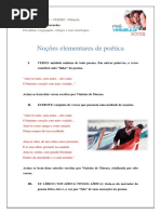 Noções Elementares de Poética