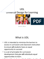 UDL Universal Design For Learning: Laura A. Bucci