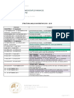 Structura Anului Universitar 2018-2019 - Limba Romana PDF