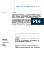 Cloud Infrastructure and Services Version3 Course Description