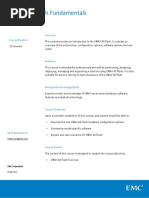VMAX All Flash Fundamentals Cource Description
