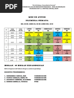 Horario Actualizado Del Aula de Innovacion Mes de Junio (Autoguardado)