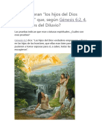 Quiénes Eran Los Hijos de Dios