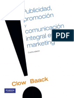 Publicidad, Promoción y Comunicación Integral en Marketing, 5ta Edición - Clow Baack