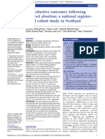 Reproductive Outcomes Following Induced Abortion: A National Register-Based Cohort Study in Scotland
