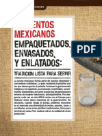 Alimentos Mexicanos Empaquetados, Envasados y Enlatados - Profeco PDF