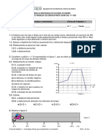 Ficha Trabalho 1 - Grandezas Físicas Que Caracterizam o Movimento PDF