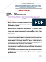 Memoria Descriptiva Sistema de Agua y Alcantarillado