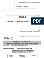 Fundamentos de La Electridad y Magnetismo