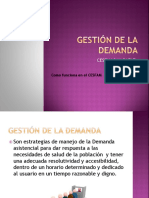 Gestión de La Demanda