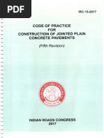 Download IRC 15 2017 Fifth Revision Code of Practice for Construction of Jointed Plain Concrete Pavements by Ajit Pratap Singh SN386141133 doc pdf